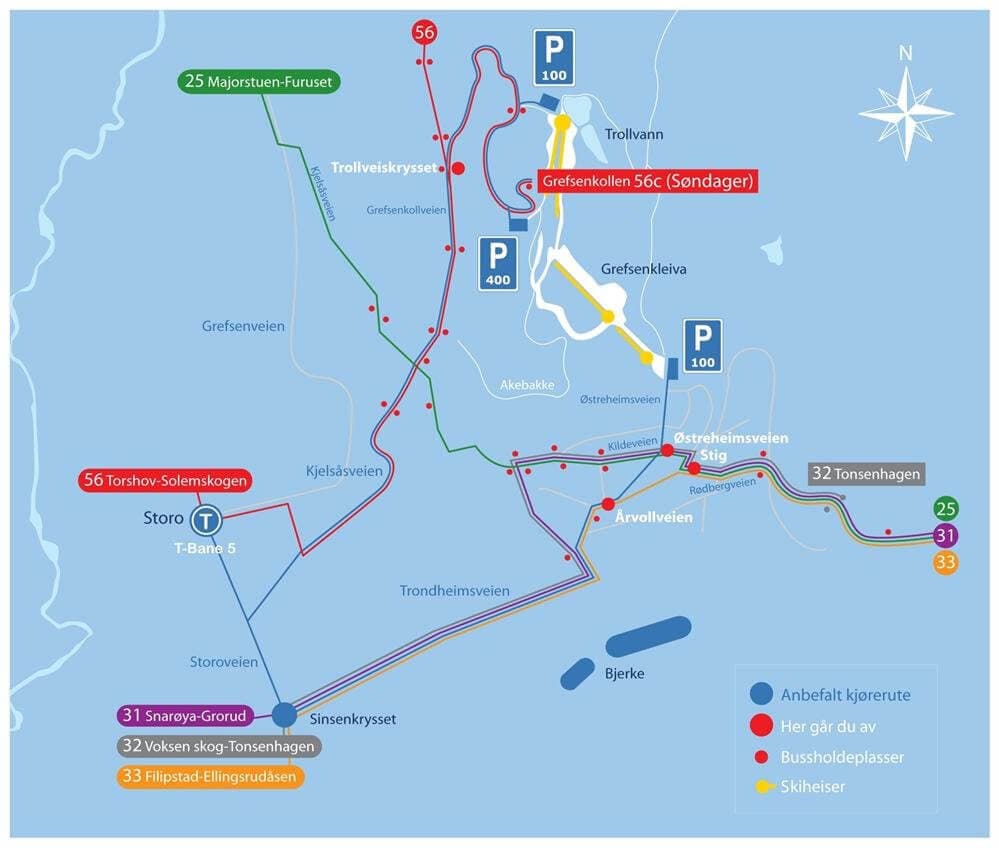 Bussrute Oslo Skisenter